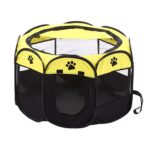 Portable Foldable Dog Cage Pet Tent Waterproof Cat Dog House Playpen Outdoor Cat Dog Kennel Octagon Fence Pet Supplies