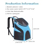 Pet Carrier Backpack Dog Cat Outdoor Travel Carrier Packbag Portable Zipper Mesh Backpack Breathable Dog Packets