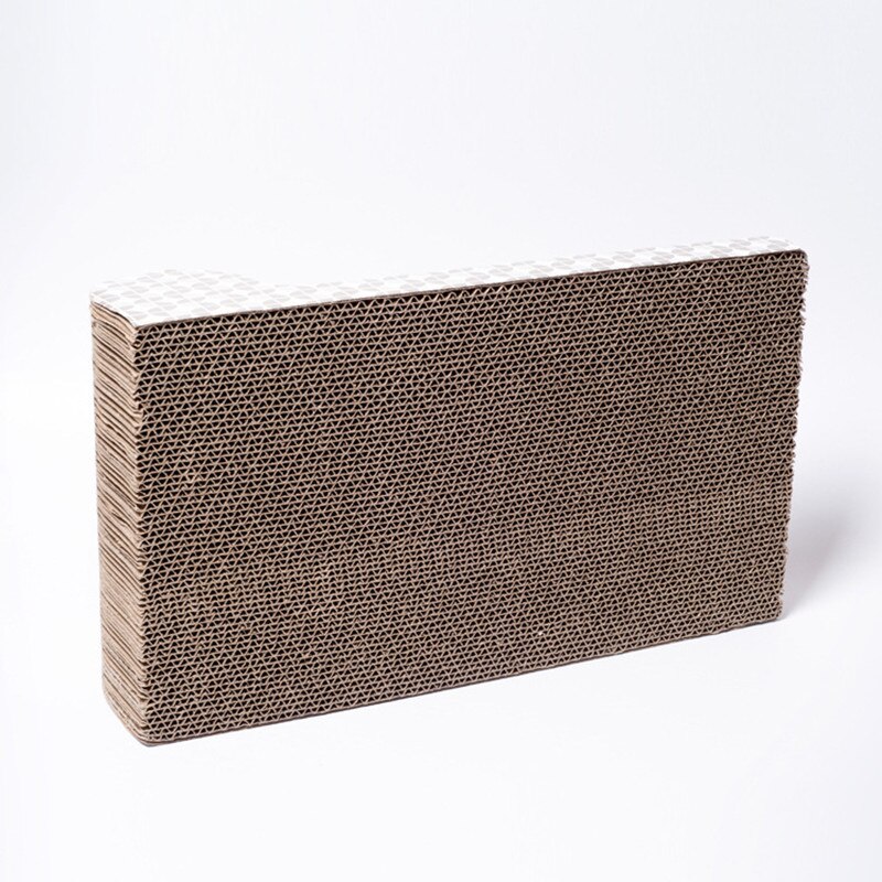 Pet Dog Cat Kitten Corrugated cat Scratch Board Pad Scratcher Bed Mat Claws Care Interactive Toy For Pet Training Cat toys (Light Grey 45x25x11cm)