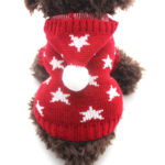 Dog Cat Sweater Knited Hoodie Jumper Stars Design Pet Puppy Coat Jacket Warm Clothes For Dogs Cats