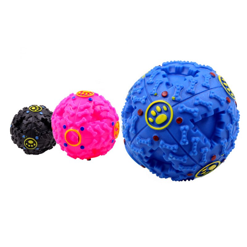 Squeaky Golden Retriever Pitbull Puppy Dog Toy Ball Puzzle Training Pet Dog Toys for Small Large Dogs Bite-resistant Pets Balls