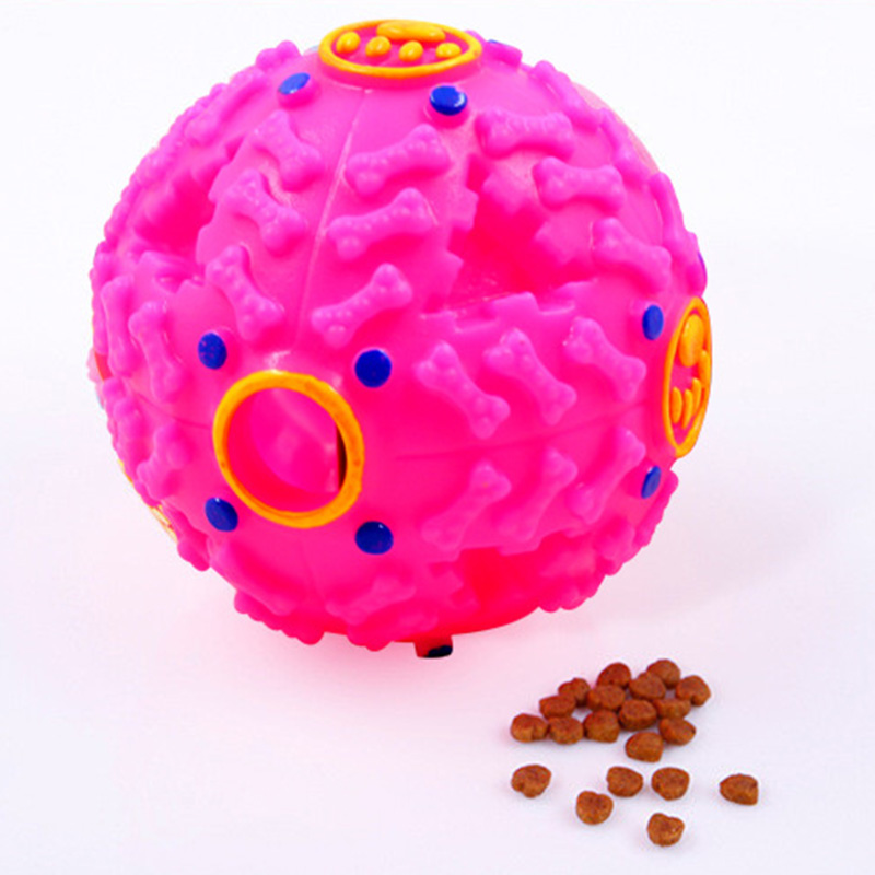 Squeaky Golden Retriever Pitbull Puppy Dog Toy Ball Puzzle Training Pet Dog Toys for Small Large Dogs Bite-resistant Pets Balls