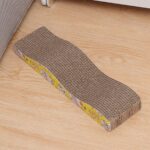 Multi-functional Corrugated Paper Cat Claw Plate Cat Toys Grinding corrugated paper Cat Scratcher Cardboard Toys for Pet Cat (as shown M)
