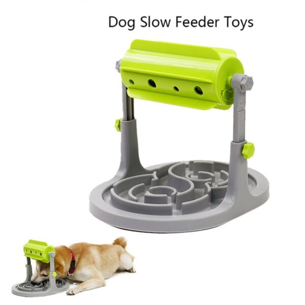 Food Treated Dog Toys Food Feeder Educational Dog Puzzle Toys  Interactive IQ Training Game Toy Anti Choke Slower Feeder  Bowl