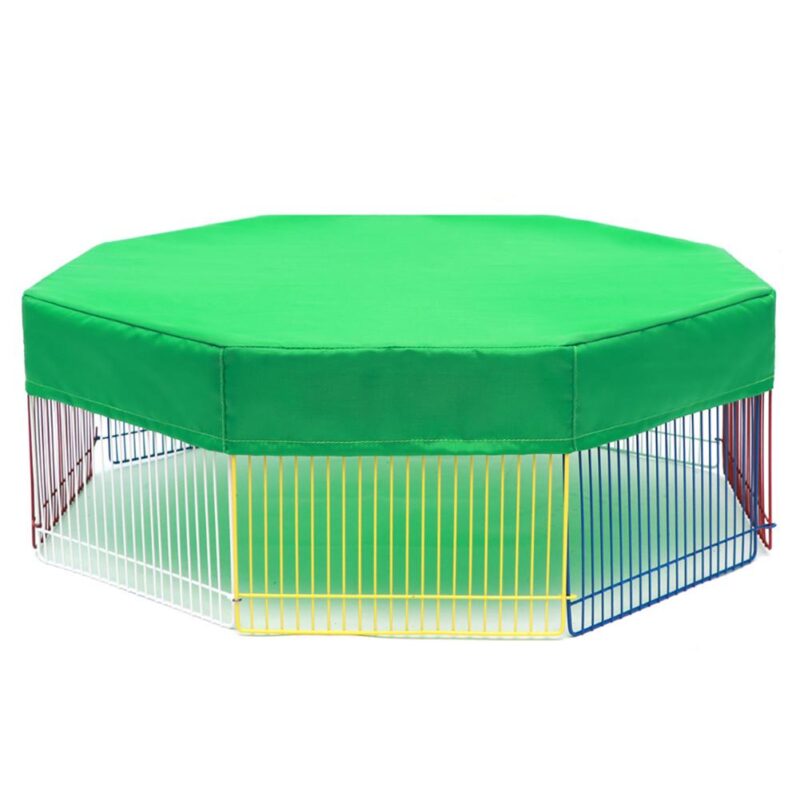 Small Animal Cage Indoor Portable Metal Wire Yard Fence Rabbits Kennel Crate Fence Tent