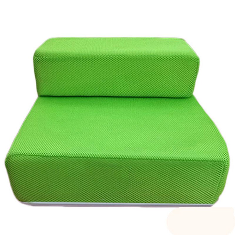 Breathable Mesh Foldable Pet Stairs Detachable Pet Bed Stairs Dog Ramp 2 Steps Ladder for Small Dogs Puppy Cat Bed Cushion Mat