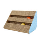 Catnip Cat Scratcher Kitten Scratch Pad Corrugated Paper Scratch Board For Kittens Cat Scratching Pet Products Balls Toys