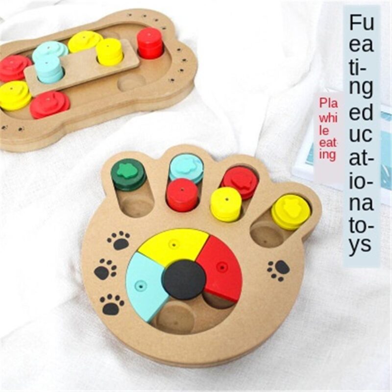 Dog Puzzle Toys Increase IQ Interactive Puppy Dog Food Dispenser Pet Dogs Training Games Feeder for Puppy medium Dog Bowls