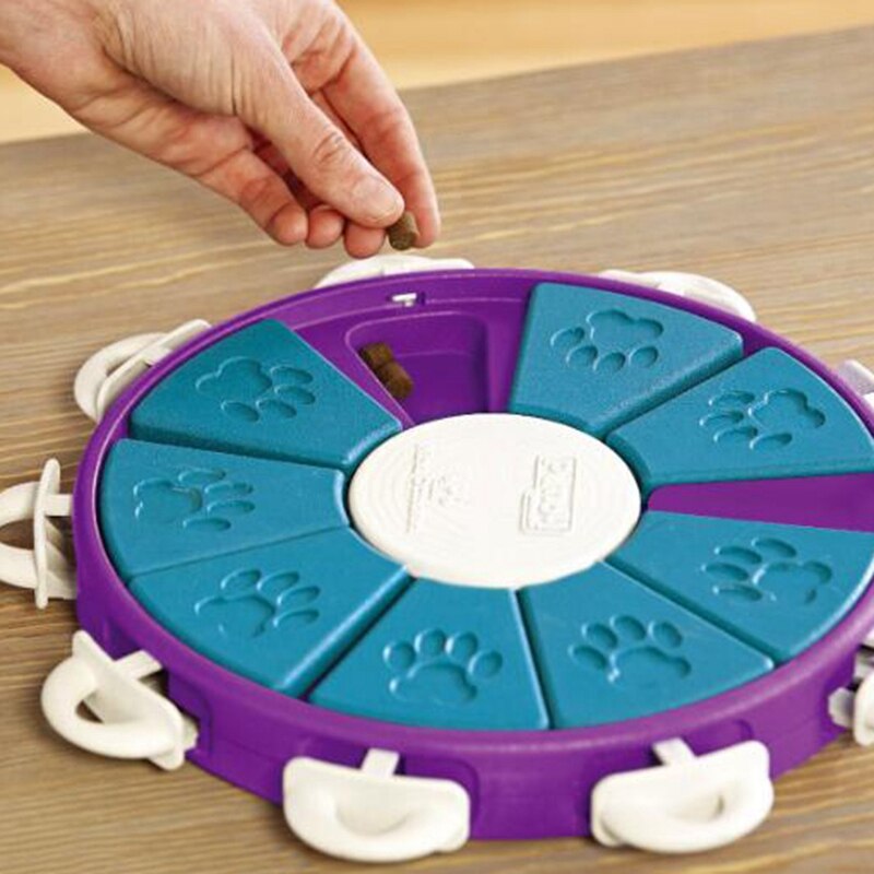 Feeding Dog Puzzle Toy Dog Slow Feeding Device Anti-Choking Food Bowl Disk Training Dog Cat Interactive Pet Toy