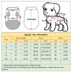 Waterproof Dog Clothes for Large Dogs Winter Warm Big Dog Jackets Padded Fleece Pet Coat Safety Reflective Design Dog Clothing
