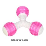 Funny Pet Dog TPR Rubber Squeak Toy Puppy Chew Bite Molar Cleaning Tooth Toys It Will Bring Fun and Entertainment to Your Dog