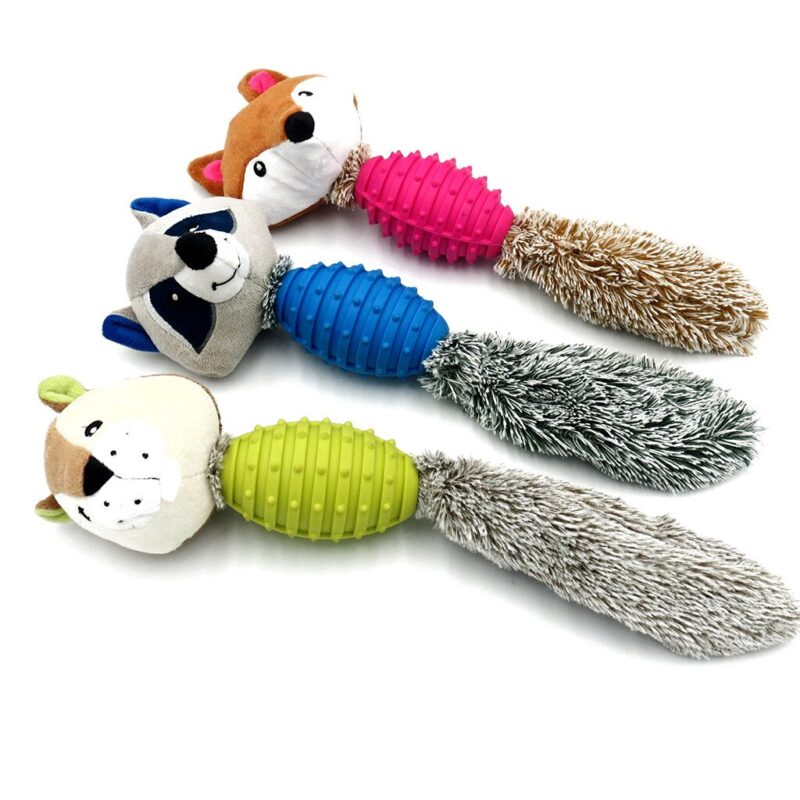 Dog toys pets cartoon animal Squeaky Plush puppy toy Cat Sound Chew Fetch Interactive Toy pet product frisbie disc new
