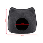 Detachable Natural felt Cat Bed Breathable Cat Pet Cave Dark Gray Cat Bed House With Cushion for Pets Cats Pet Accessories