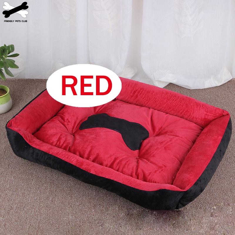 Bone Pet Bed Warm Pet bed linen For Small Medium Large Dog Soft Pet Bed For Dogs Washable House For Cat Puppy Cotton Kennel Wash