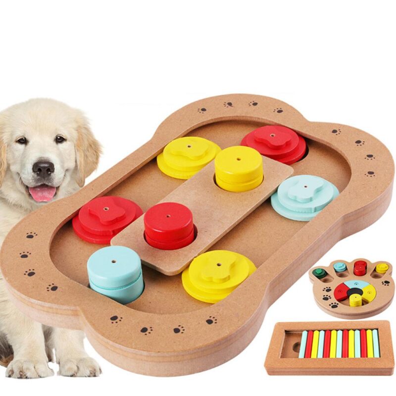 Dog Puzzle Toys Increase IQ Interactive Puppy Dog Food Dispenser Pet Dogs Training Games Feeder for Puppy medium Dog Bowls