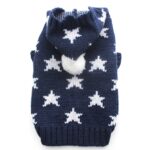 Dog Cat Sweater Knited Hoodie Jumper Stars Design Pet Puppy Coat Jacket Warm Clothes For Dogs Cats