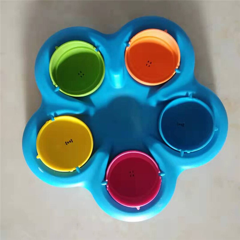 Cat Dog Toy Activity Food Reward Turn Around Puzzle Ball for Dog Strategy IQ Game Intelligent Interactive Toy for Pets Accessory