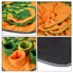 Pet Dog Sniffing Mat Dog Puzzle Toy Pet Snack Feeding Mat Boring Interactive Game Training Blanket Snuffle Feeding Training Mat