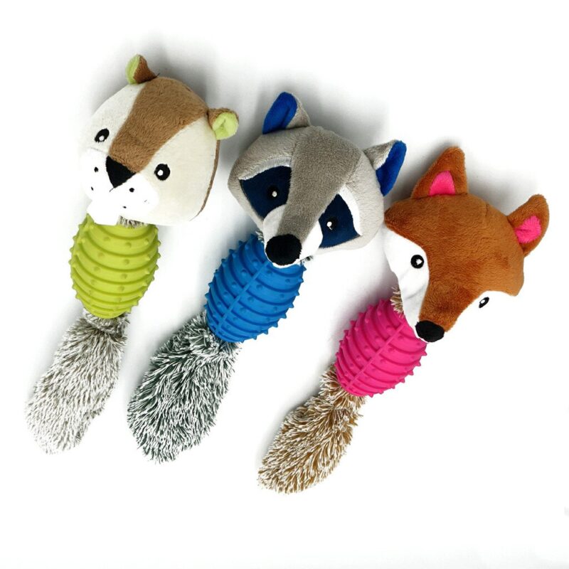 Dog toys pets cartoon animal Squeaky Plush puppy toy Cat Sound Chew Fetch Interactive Toy pet product frisbie disc new