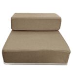 Breathable Mesh Foldable Pet Stairs Detachable Pet Bed Stairs Dog Ramp 2 Steps Ladder for Small Dogs Puppy Cat Bed Cushion Mat