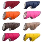 Warm Winter Dog Clothes Coat Pet Jacket Reflective puppy Dog Clothing Vest Comfortable Fleece For Small Medium Large big Dogs