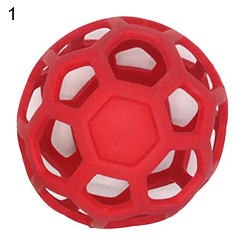 Dog Puppy Cat Pet Chew Toy Hollow Bell Tennis Ball Chew Scratch Playing Training Molar Pet Toy Interactive Pet Training Products
